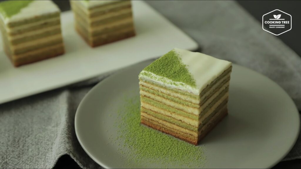 Green tea Baumkuchen Tree Cake Recipe Cooking tree