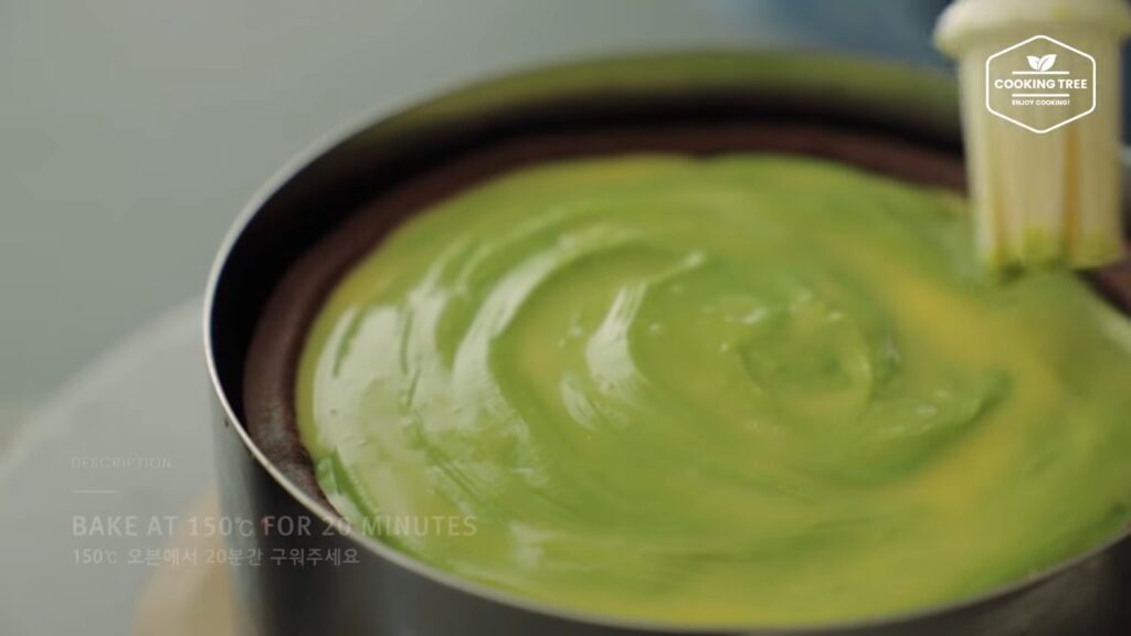 Green tea Matcha Lava Cheese Tart Recipe