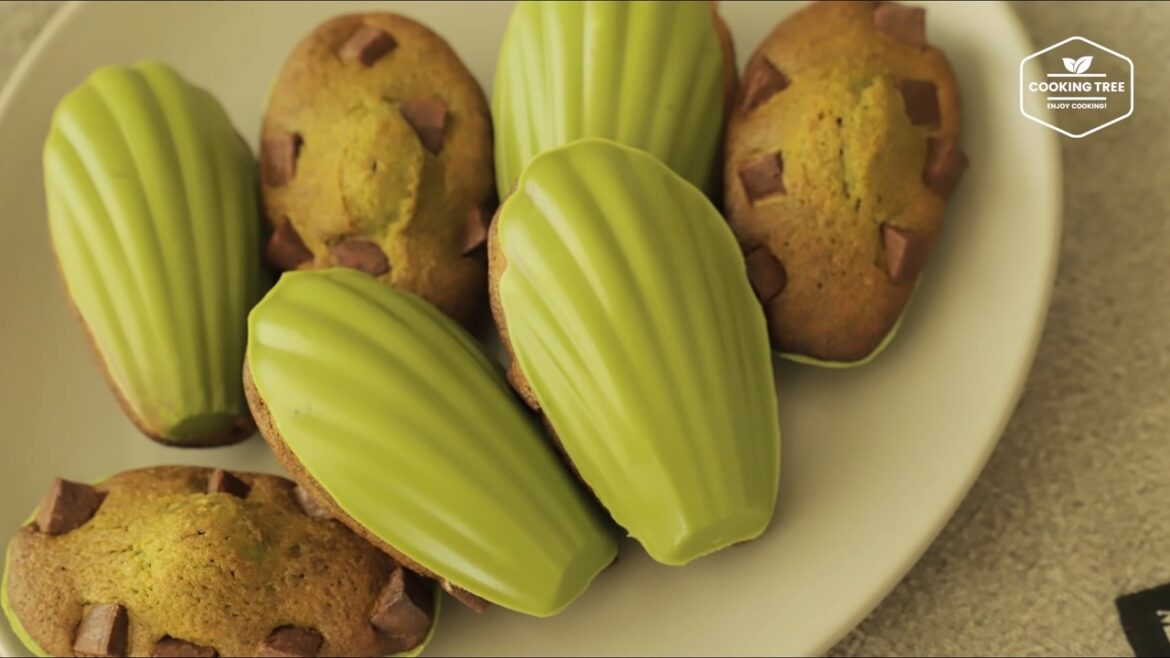Green teaMatcha Chocolate chip Madeleine Recipe