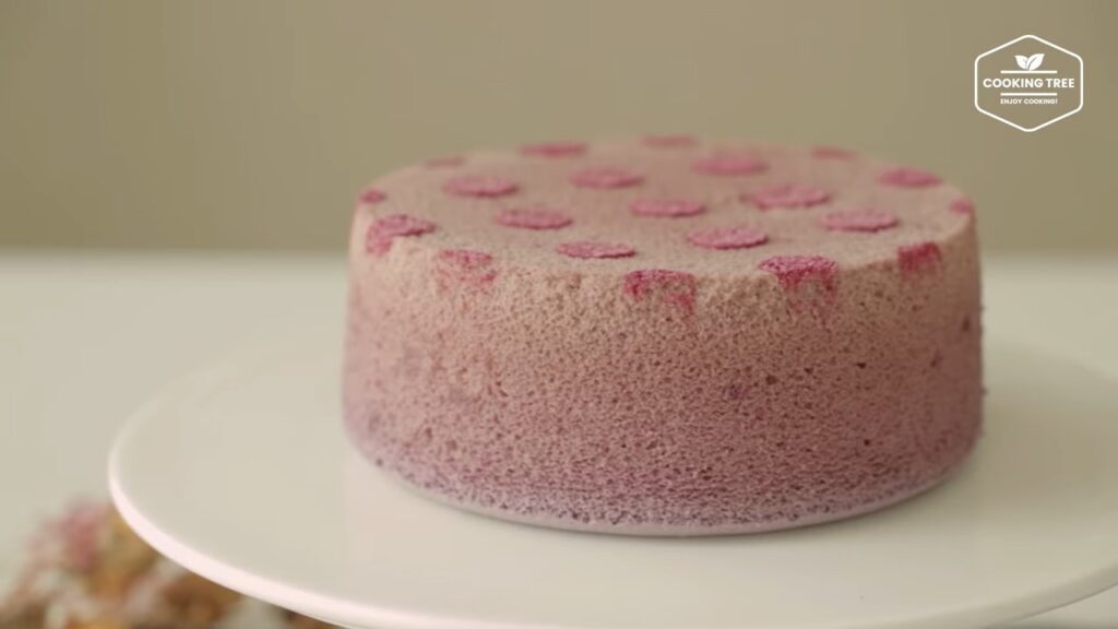 Hibiscus Cheesecake Without food coloring