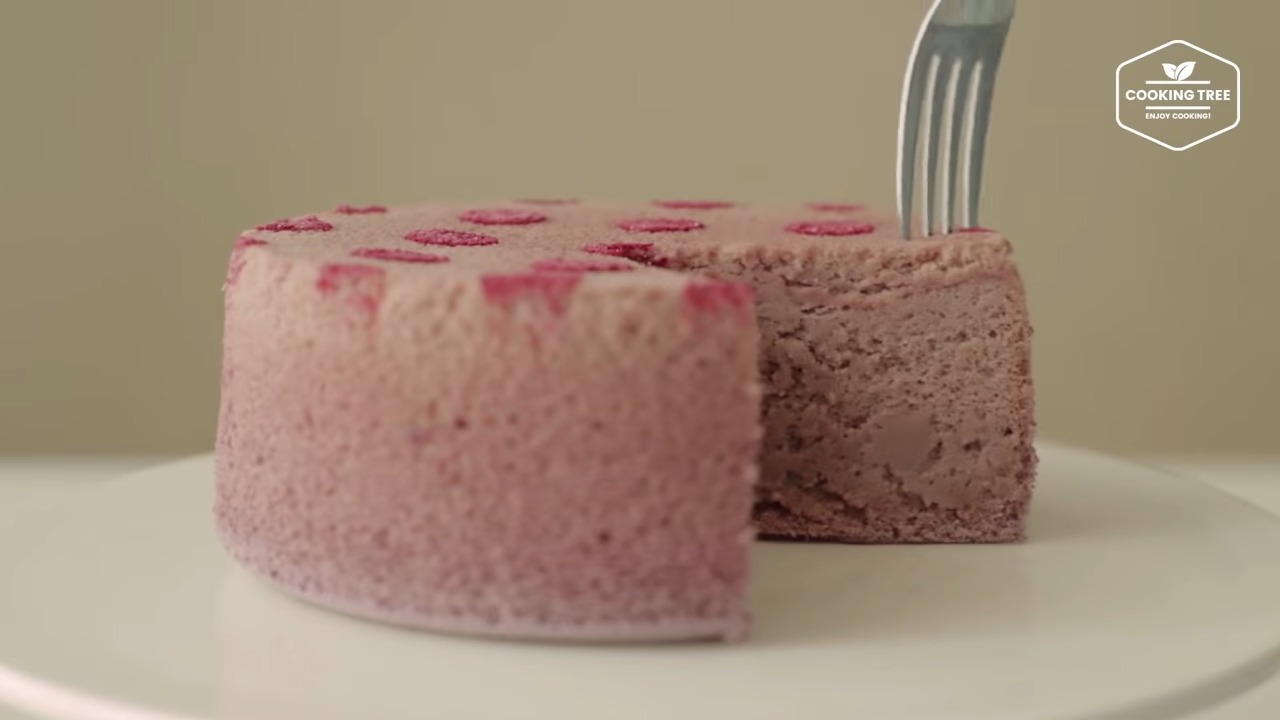 Hibiscus Cheesecake Without food coloring