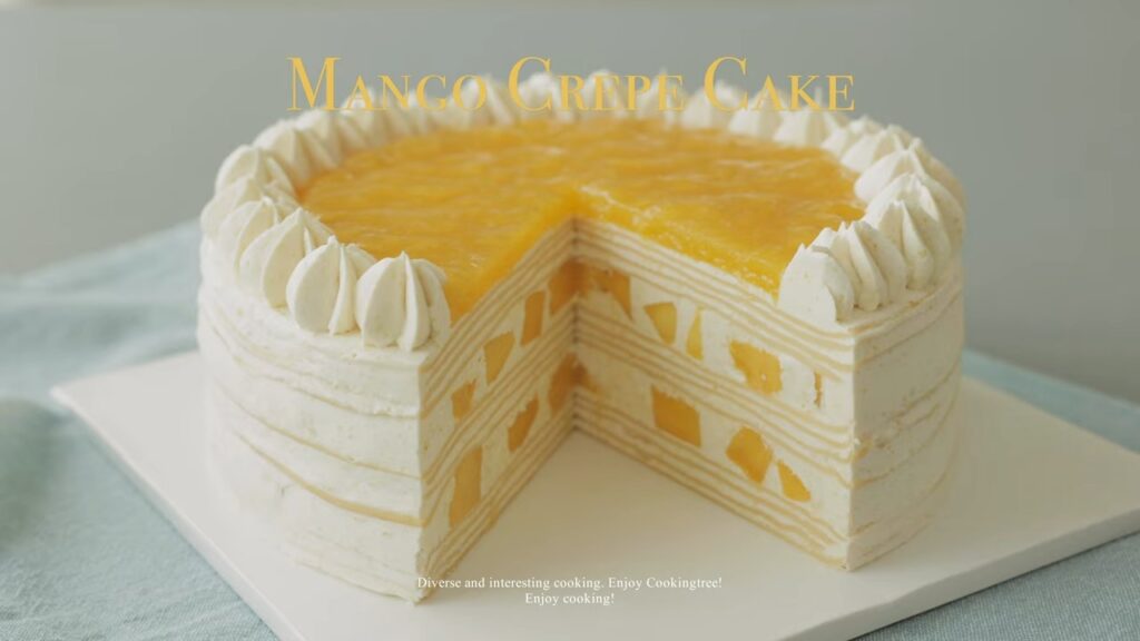 Mango Crepe Cake Recipe Cooking tree