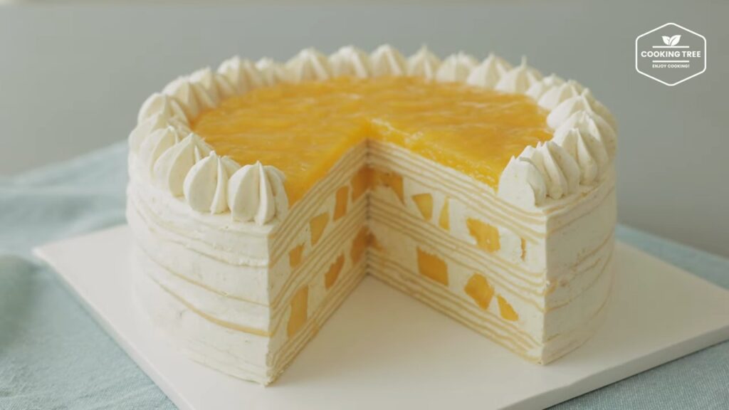 Mango Crepe Cake Recipe Cooking tree