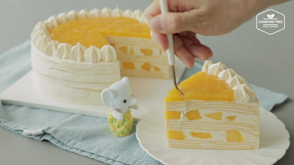 Mango Crepe Cake Recipe Cooking tree