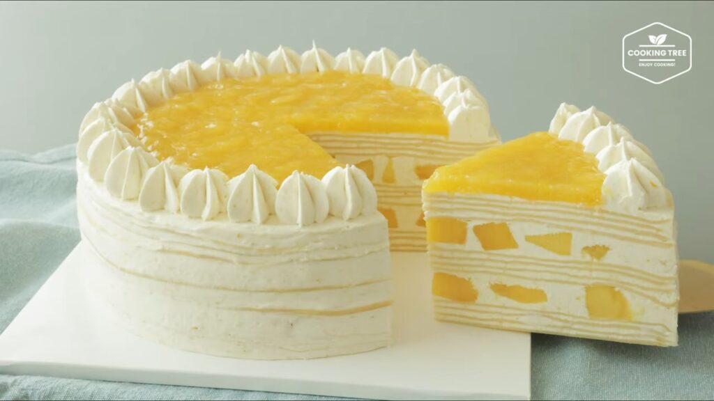 Mango Crepe Cake Recipe Cooking tree