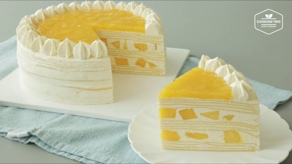 Mango Crepe Cake Recipe Cooking tree