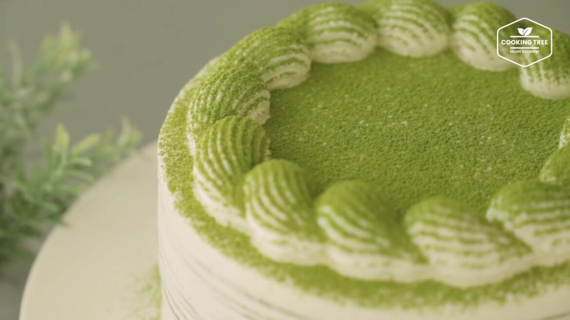 Matcha Green tea Crepe Cake Recipe