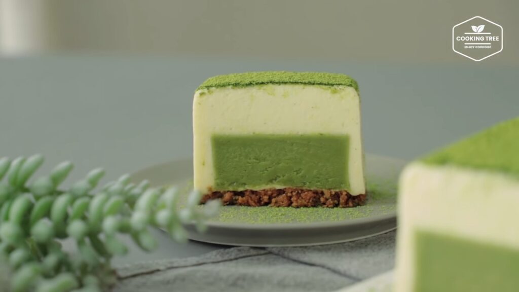Matcha Green tea Terrine Mousse Cake Recipe Cooking tree