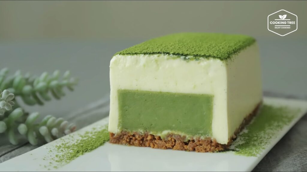 Matcha Green tea Terrine Mousse Cake Recipe Cooking tree