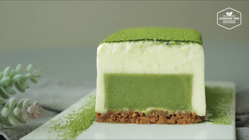 Matcha Green tea Terrine Mousse Cake Recipe Cooking tree