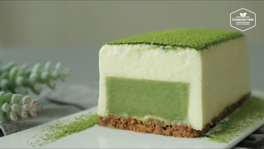 Matcha Green tea Terrine Mousse Cake Recipe Cooking tree