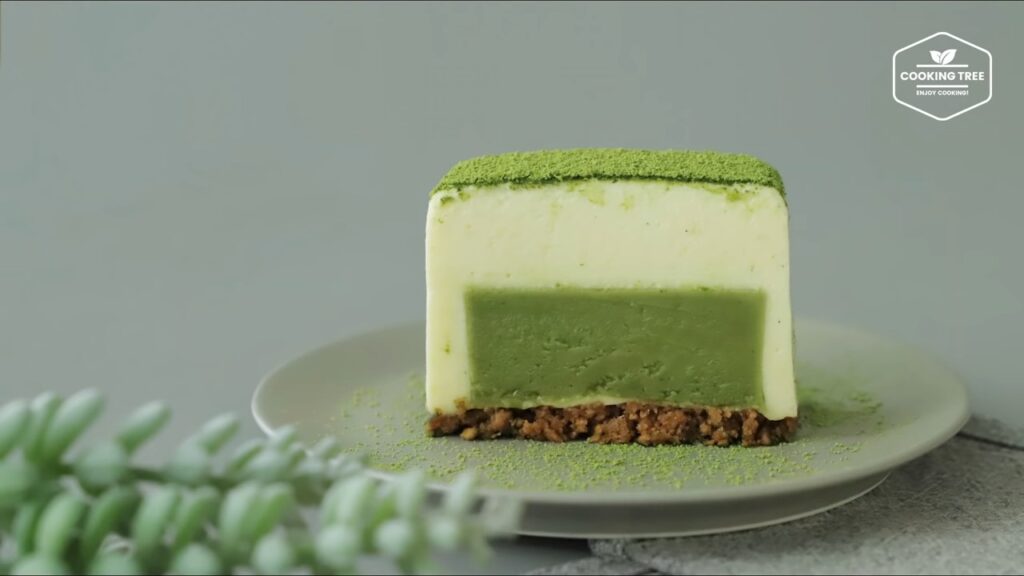 Matcha Green tea Terrine Mousse Cake Recipe Cooking tree