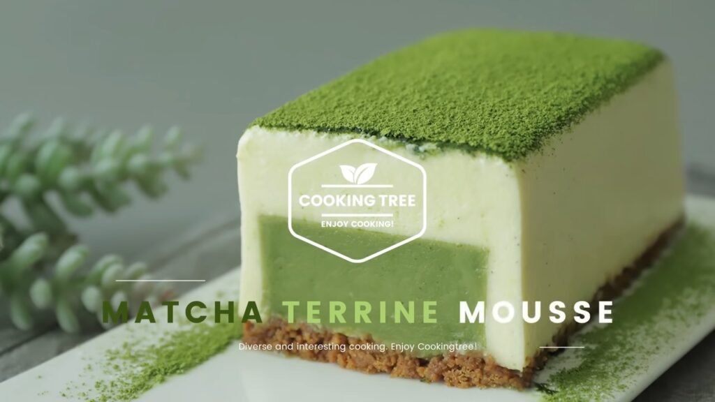 Matcha Green tea Terrine Mousse Cake Recipe Cooking tree