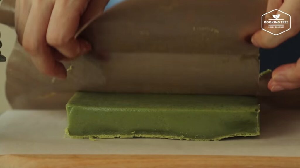 Matcha Green tea Terrine Mousse Cake Recipe Cooking tree