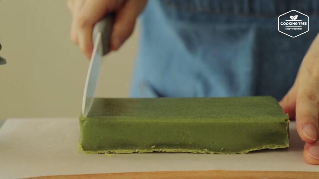Matcha Green tea Terrine Mousse Cake Recipe Cooking tree