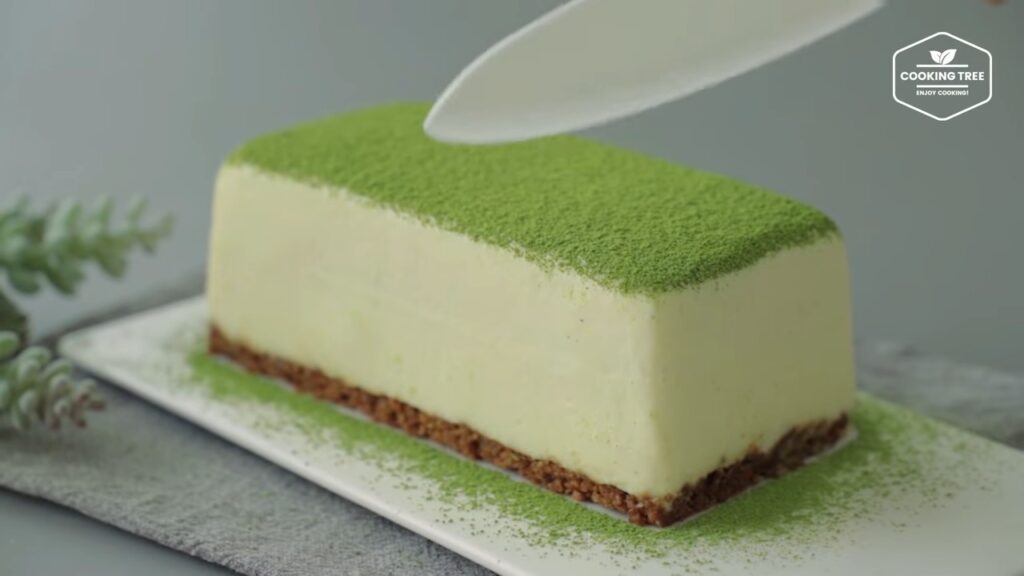 Matcha Green tea Terrine Mousse Cake Recipe Cooking tree