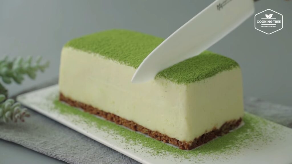 Matcha Green tea Terrine Mousse Cake Recipe Cooking tree