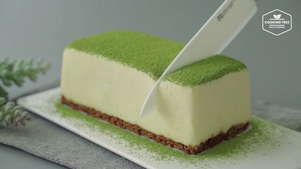 Matcha Green tea Terrine Mousse Cake Recipe Cooking tree