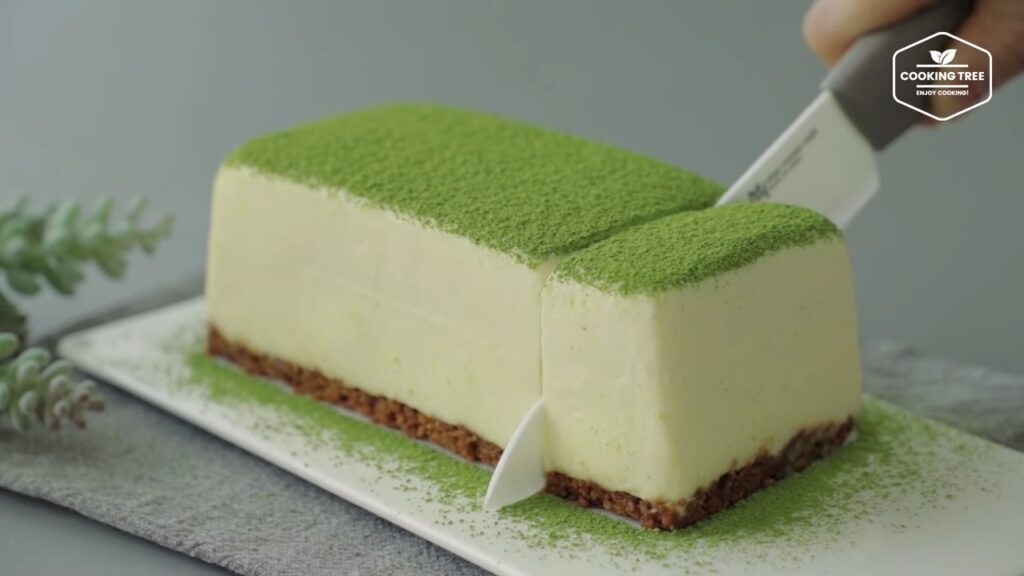 Matcha Green tea Terrine Mousse Cake Recipe Cooking tree