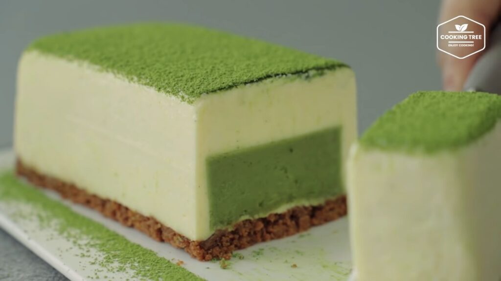 Matcha Green tea Terrine Mousse Cake Recipe Cooking tree