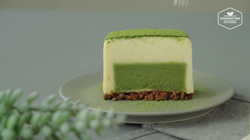 Matcha Green tea Terrine Mousse Cake Recipe Cooking tree