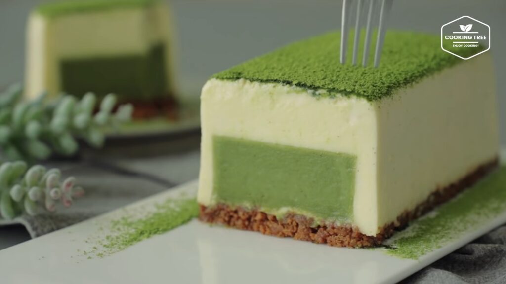 Matcha Green tea Terrine Mousse Cake Recipe Cooking tree