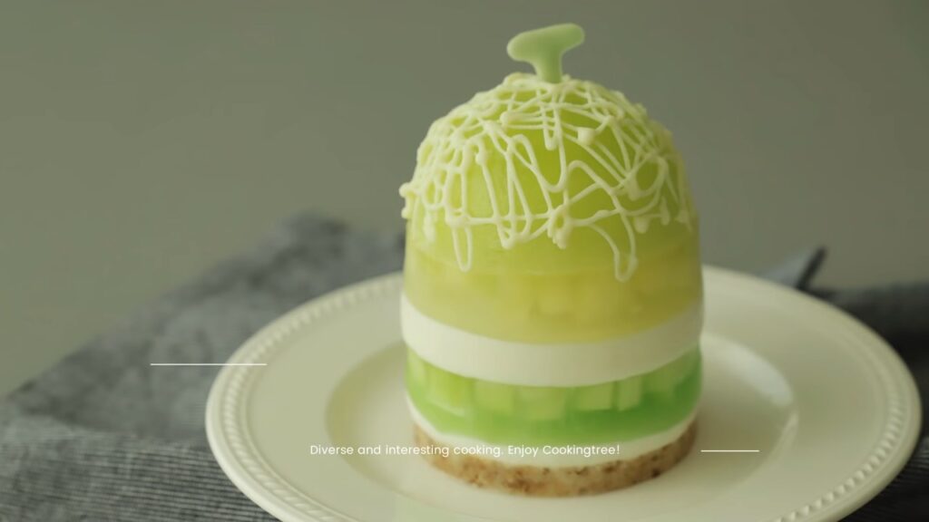 Melon Jelly Cake Recipe Cooking tree