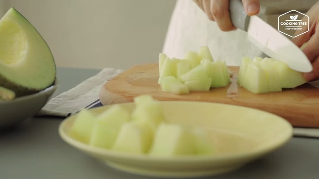 Melon Jelly Cake Recipe Cooking tree