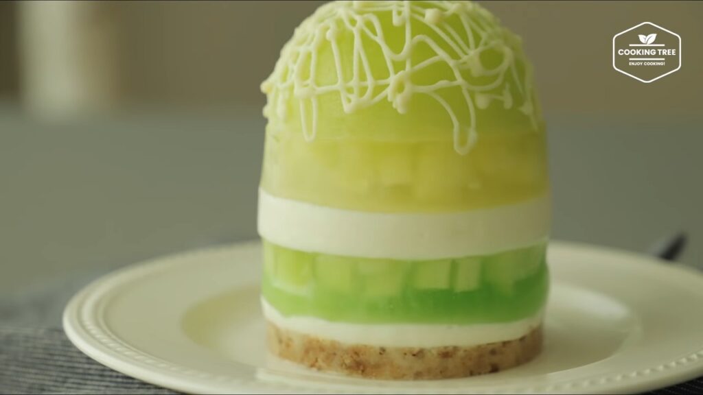 Melon Jelly Cake Recipe Cooking tree