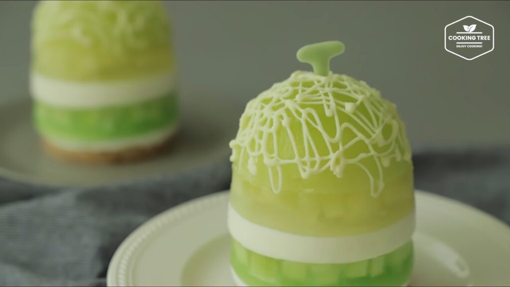 Melon Jelly Cake Recipe Cooking tree