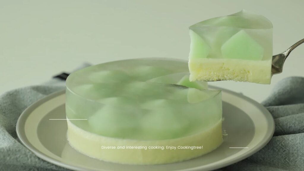 Melon mousse cake Recipe Cooking tree