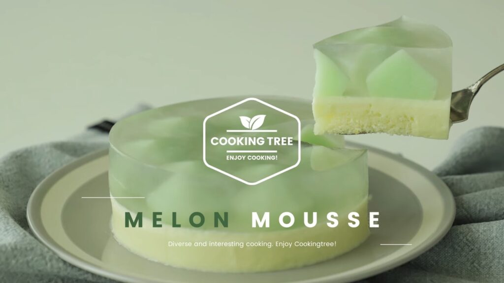 Melon mousse cake Recipe Cooking tree