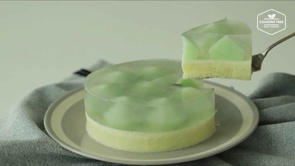 Melon mousse cake Recipe Cooking tree