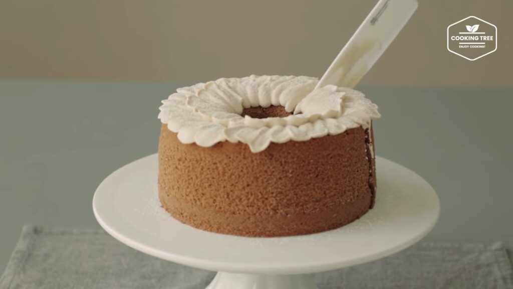 Mocha Cream Chiffon Cake Recipe Cooking tree