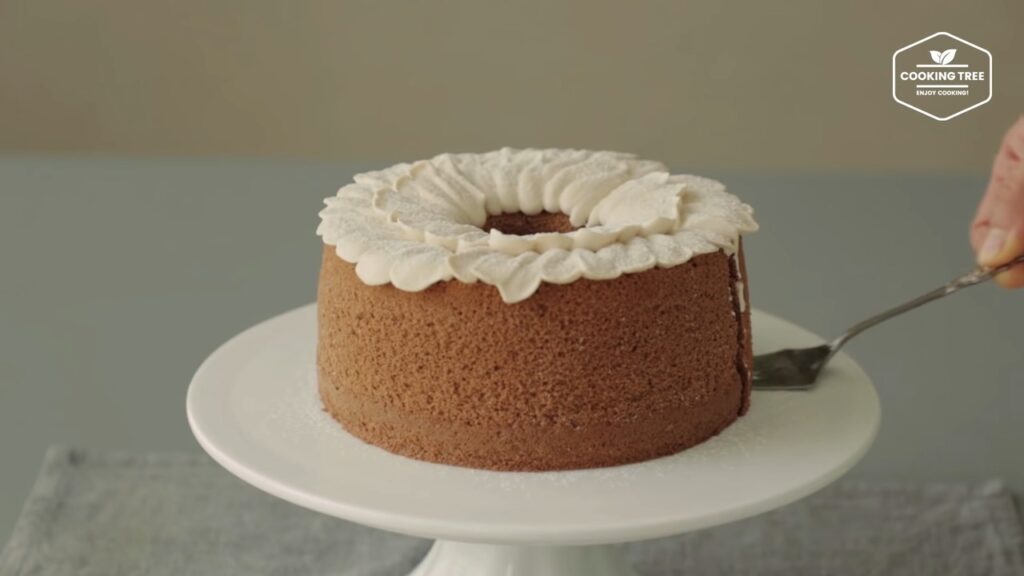 Mocha Cream Chiffon Cake Recipe Cooking tree