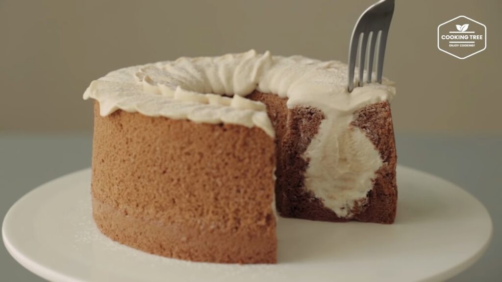 Mocha Cream Chiffon Cake Recipe Cooking tree