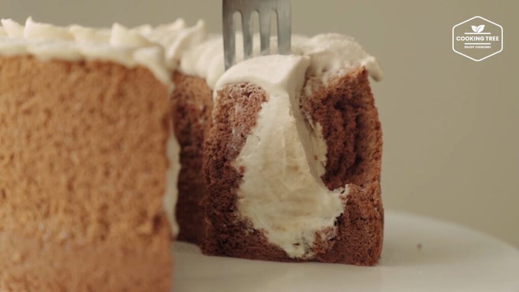 Mocha Cream Chiffon Cake Recipe Cooking tree