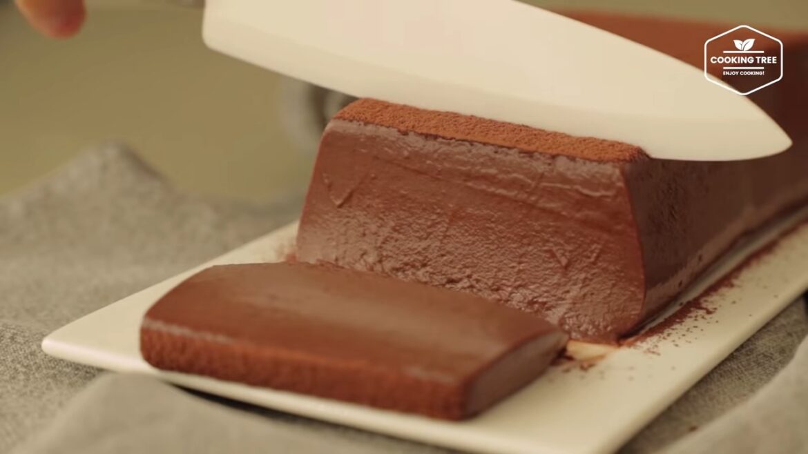 NoBake & NoGelatin Chocolate Mousse Cake