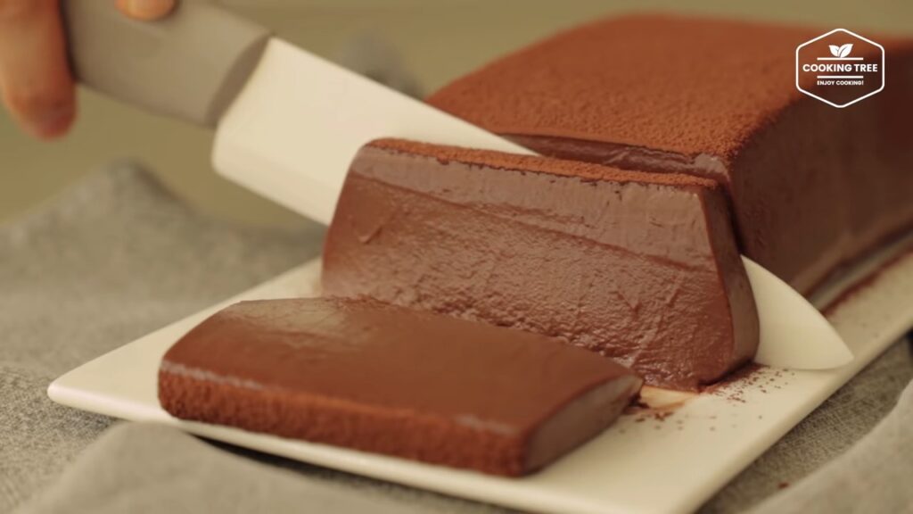 No Bake No Gelatin Chocolate Mousse Cake