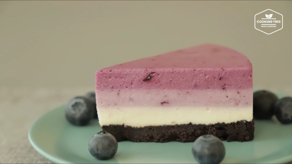 No Bake Oreo Blueberry Cheesecake