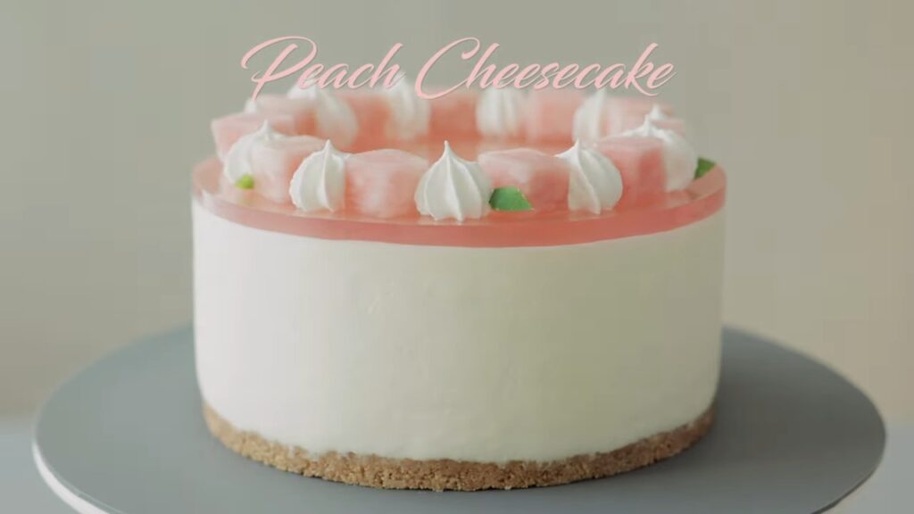 No Bake Peach Cheesecake Recipe Cooking tree