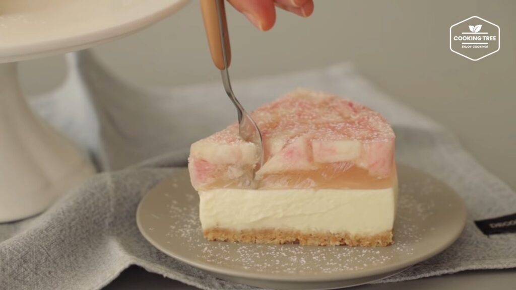 No Bake Peach cheesecake Recipe Cooking tree