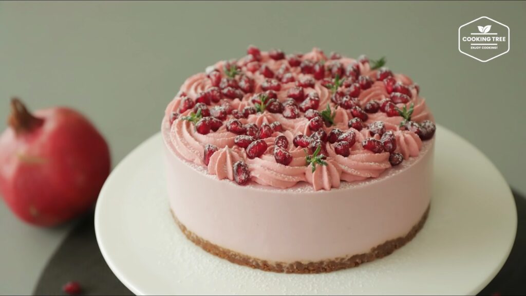 No Bake Pomegranate Cheesecake Recipe