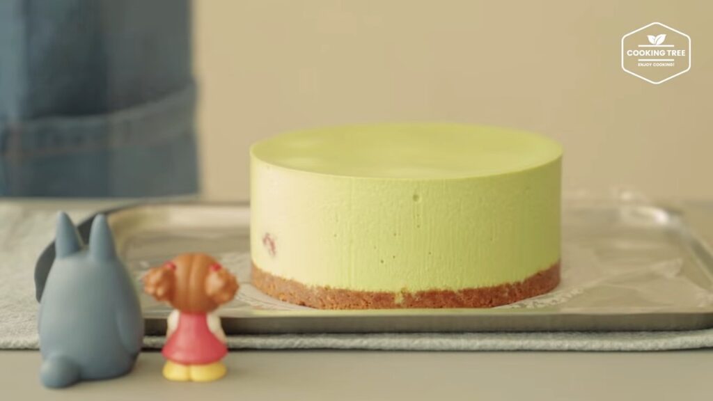 No Bake Strawberry Green teaMatcha Cheesecake