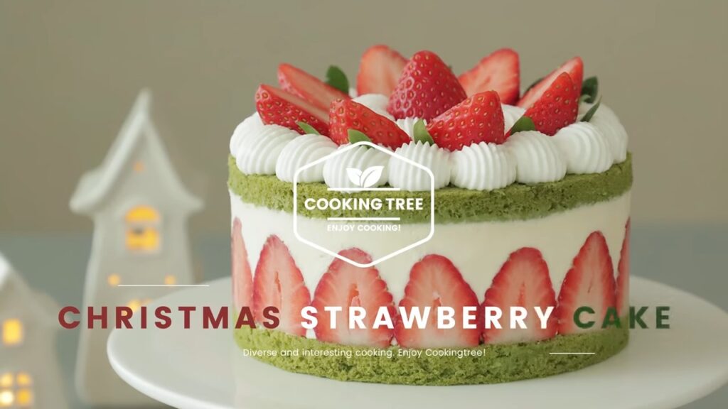 No Gelatin Christmas Strawberry Cake Recipe