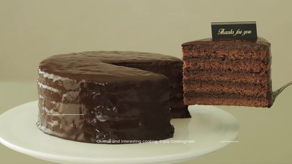 Nutella Torte Cake Chocolate Glaze Cake Cooking tree