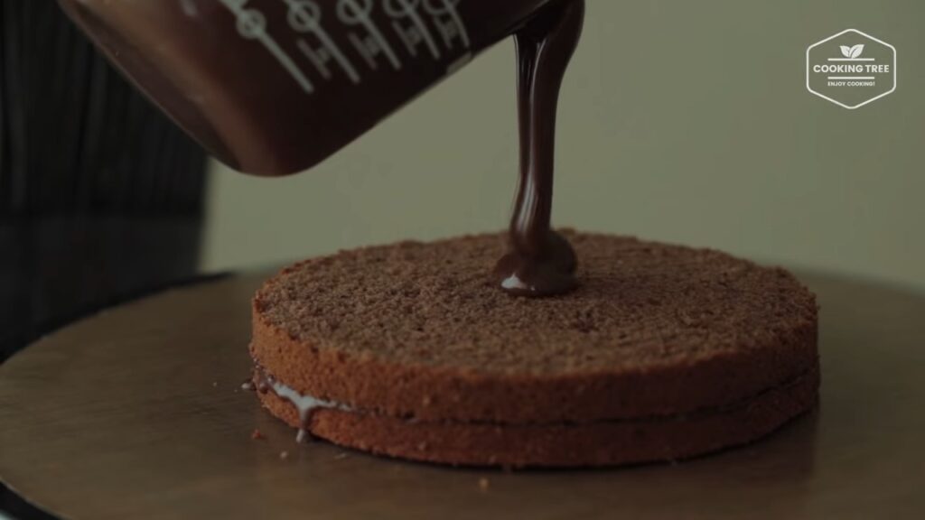 Nutella Torte Cake Chocolate Glaze Cake Cooking tree