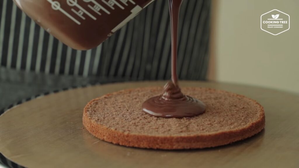 Nutella Torte Cake Chocolate Glaze Cake Cooking tree