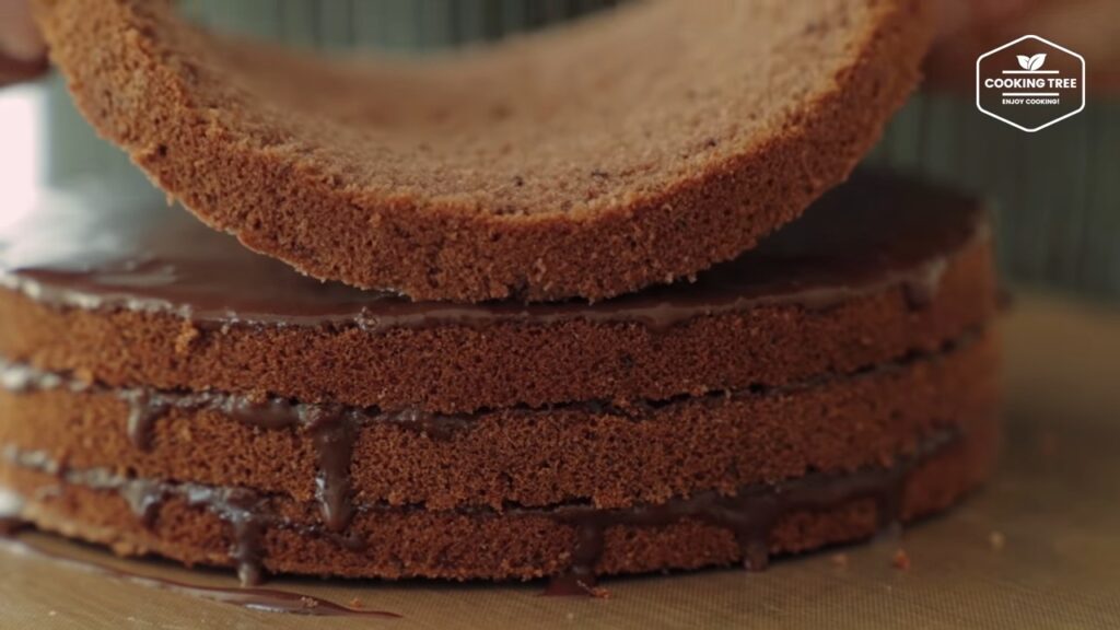 Nutella Torte Cake Chocolate Glaze Cake Cooking tree