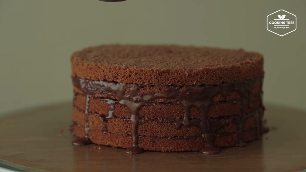 Nutella Torte Cake Chocolate Glaze Cake Cooking tree